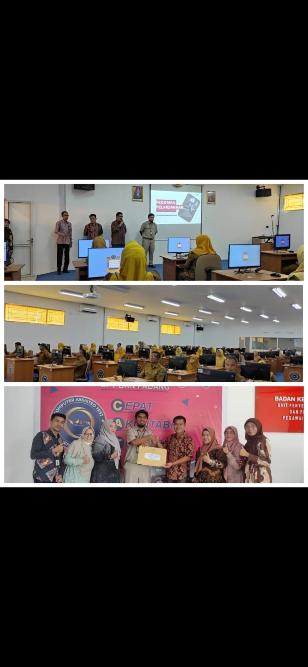 Pelaksanaan ujian dinas tingkat I dan II serta ujian pi/upkp